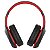 Headset Bluetooth Xtrax Groove com Microfone Embutido – Preto e Vermelho - Imagem 2