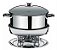 Rechaud inox banho maria com capacidade de 10 litros, Brinox - Imagem 1