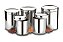 Conjunto de Potes para Mantimentos com Tampa 5 Peças - Suprema - Brinox - Imagem 1