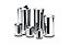 Lixeira Inox com Tampa Basculante 5,4 Litros - Decorline Lixeiras Ø 18,5 x 20 cm - Brinox - Imagem 4
