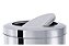 Lixeira Inox com Tampa Basculante 21,2 Litros - Decorline Lixeiras Ø 25 x 46 cm - Brinox - Imagem 3