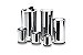 Lixeira Inox com Tampa Basculante 21,2 Litros - Decorline Lixeiras Ø 25 x 46 cm - Brinox - Imagem 2