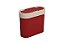 Lixeira Flat 11 x 23,5 x 20,5 cm 2,8 L - Vermelho Bold e Light Gray Coza - Imagem 1