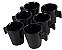 Conjunto de Mini Canecas de Ceramica BLACK 6 Peças Mimo STYLE - Imagem 1