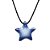 Colar Aromatizador de Cerâmica - Estrela Azul - Imagem 2