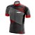 Camisa de Ciclismo PRO - Linhas - Vermelha e Preto - Imagem 3