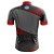 Camisa de Ciclismo PRO - Linhas - Vermelha e Preto - Imagem 4