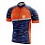 Camisa de Ciclismo PRO - Linhas - Azul e Laranja - Imagem 3