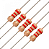 Resistor 2.2k 1/4W x 10 Unidades - Imagem 1