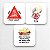 Kit 3 Porta Copos - Trio Mineiro - Imagem 1