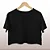 Cropped Feminino Preto - Imagem 1