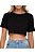 Cropped Feminino Preto - Imagem 2