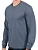 Camiseta Manga Longa de Algodão Premium Cinza Chumbo - Imagem 2