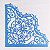SRA-648 RENDA ARABESCO FLOR CANTO 19X20 - Imagem 1