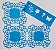 SRA-797 - BARRADO COM FLORES E BORBOLETA - 25x25 - Imagem 1