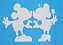 SRA-821 - MICKEY E MINNIE - 15x20 - Imagem 1
