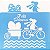 SRA-1051 - COELHO E BICICLETA - 30x40 - Imagem 1