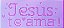 SRA-1094 - FALSO BORDADO PONTO CRUZ FRASE JESUS TE AMA - 10x20 - Imagem 1