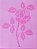 SRA-1106 FALSO BORDADO PONTO CRUZ ROSA 3 - 22X29 - Imagem 1