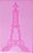 SRA - 1112 FALSO BORDADO PONTO CRUZ TORRE DE PARIS - Imagem 1