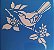 SRA- 1148 - PASSARINHO COM FLORES - Imagem 1