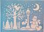 SRA-1186 - PAISAGEM BONECO DE NEVE E ESQUILOS - Imagem 1