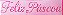 SRA-1340 BORDADO PONTO CRUZ FRASE FELIZ PASCOA - 31X7 - Imagem 1