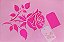 SRA-1369 - ROSA COM ETIQUETA - 35x15 - Imagem 1