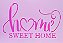 SRA-1389 -FRASE PARA TAPETES - HOME SWEET HOME - Imagem 1