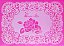 SRA-1518 - JOGO AMERICANO - ROSAS - Imagem 1