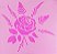 SRA-1655 - ROSA E GALHOS - Imagem 1