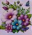 ADR-012 - ADESIVO TÊXTIL DTF - FLORES SILVESTRES - Imagem 1
