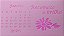 SRA-1707 - CALENDARIO 2026 - MES ,FRASE E FLORES - Imagem 1