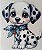ADR-227 - CACHORRINHO DALMATA - ADESIVO DTF TÊXTIL INFANTIL - Imagem 1