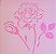 SRA-1779 - ROSA CONTORNO - Imagem 1