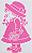 SRA-1834 - MENINA COM FLORES - Imagem 1