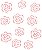 SRA-104 FUNDO ESTAMPARIA ROSINHAS 10X10 - Imagem 1