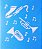 SRA-185 ESTAMPARIA MUSICA 11X13 - Imagem 2