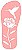 SRA-213 CHINELO ESTAMPA ROSA 25,5X10 - Imagem 1