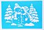SRA-395 PAISAGEM NATAL BONECOS DE NEVE 25X18 - Imagem 1