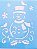 SRA-455 BONECO DE NEVE 14X16 - Imagem 1