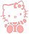 SRA-532 HELLO KITTY 12X13 - Imagem 1