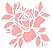 SRA-563 ROSA  18X17 - Imagem 1