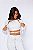 Casaco Cropped Moletom Off White - Imagem 2