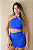 Mini Saia Canelado Azul - Imagem 1