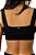 Top Decote Alça Larga Textura Preto - Imagem 6