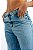 Calça Wide Leg Jeans Azul Claro - Imagem 2