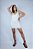 Vestido Curto Bruna Textura Off White - Imagem 1
