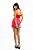 Mini Saia Fenda Textura Rosa Pink - Imagem 10