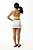 Mini Saia Cargo Texturizada Off White - Imagem 5